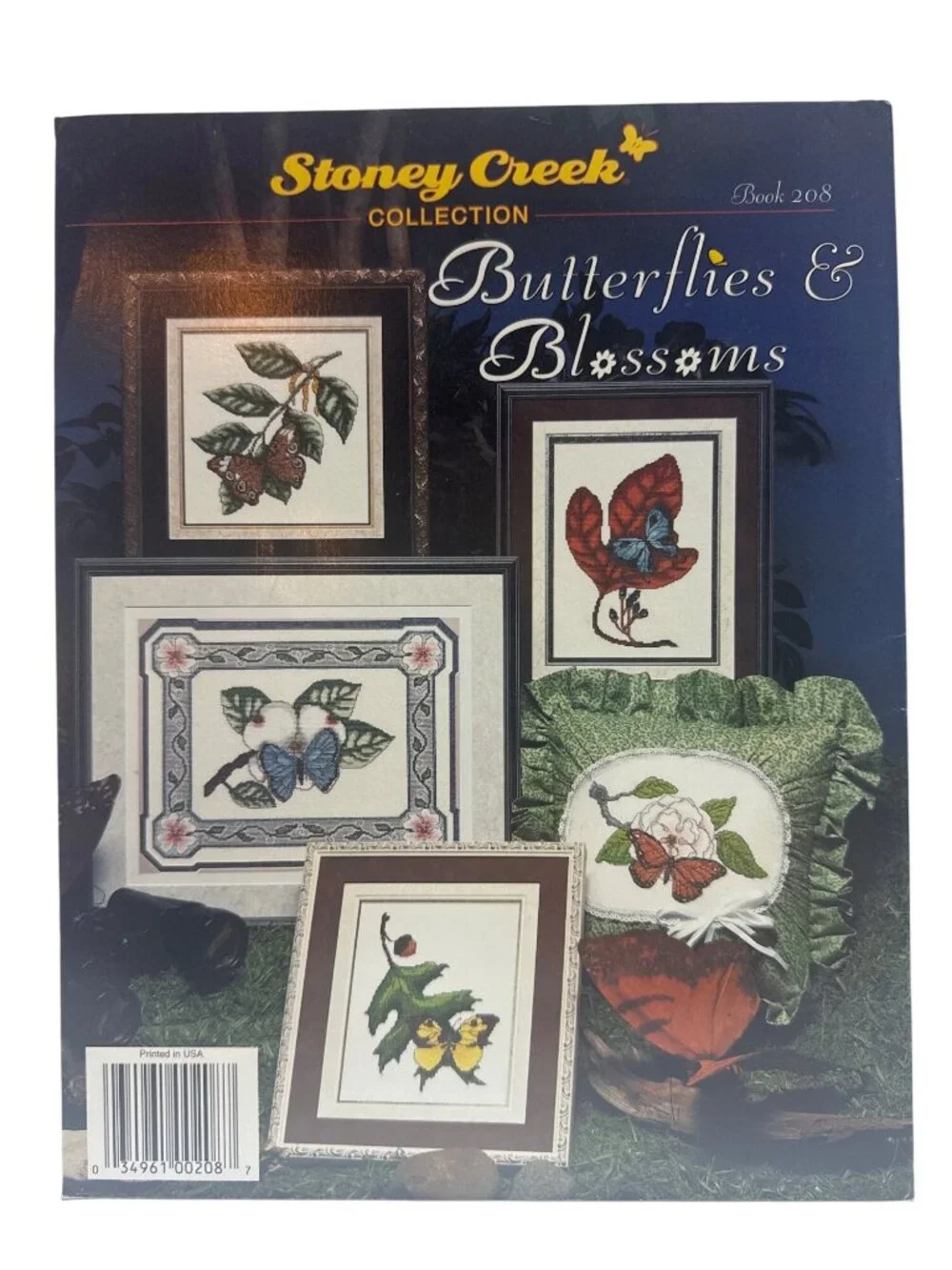 Stoney Creek Collection Butterflies Blossoms Book 208 Cross Stitch Patterns 1998